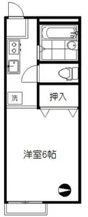 ベルグナカヤマ【205号室】の間取り