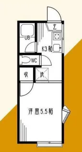喜久川ハイツ【2階】の間取り