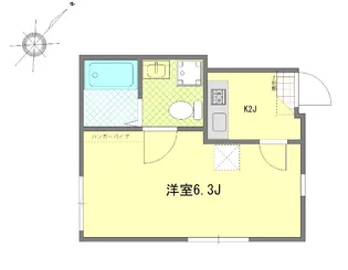 鳩ヶ谷フラッツ【303号室】の間取り
