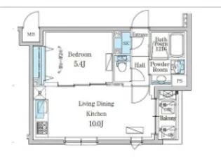 デュオフラッツ千歳船橋【1階】の間取り
