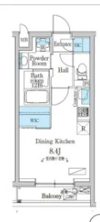 デュオフラッツ千歳船橋【1階】の間取り