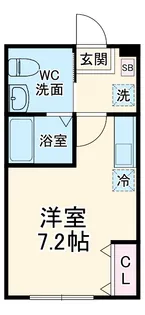 QUIET CRAB HOUSE 三ツ沢上町【1階】の間取り
