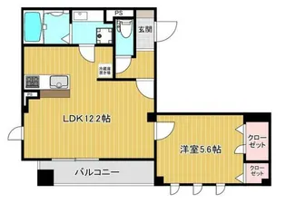 Alivio TK【303号室】の間取り