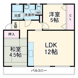 ハビタブル森本【A301号室】の間取り