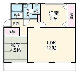 ハビタブル森本【A302号室】の間取り