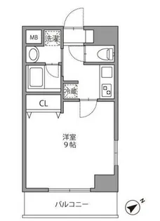 パークサイドコート【4階】の間取り