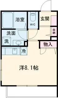 コート西山【101号室号室】の間取り