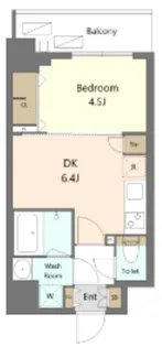 S-RESIDENCE新宿早稲田avelis【4階】の間取り