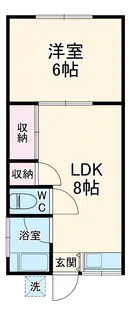 キャトルイケダⅡ【202号室】の間取り