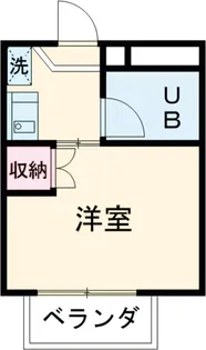 コーポ・ワタナベ【3階】の間取り