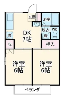 メゾンコスティーラ【2階】の間取り