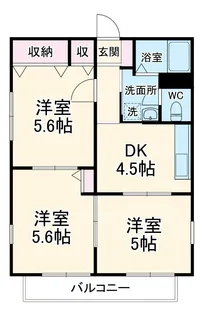 ディアスふじ【2階】の間取り