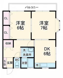 レオ・メリーハイツ【102号室】の間取り