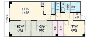 センチュリー北本【2階】の間取り