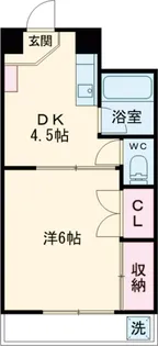 大久保ハイツ【0102号室】の間取り