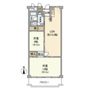 ローレルハイツ千里参号棟【11階】の間取り