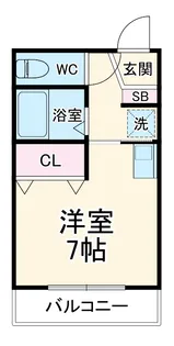 プライム富洲原【3階】の間取り