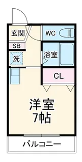 プライム富洲原【3階】の間取り