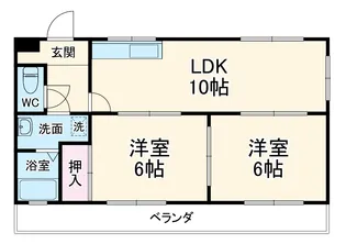 プルミエレーヴ【3階】の間取り