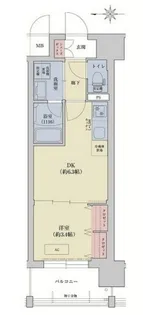 リシュドール梅小路【3階】の間取り