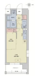 リシュドール梅小路【4階】の間取り