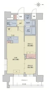リシュドール梅小路【0501号室】の間取り