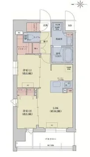リシュドール梅小路【5階】の間取り