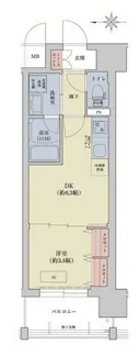 リシュドール梅小路【5階】の間取り