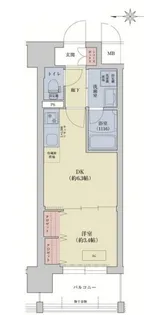 リシュドール梅小路【5階】の間取り