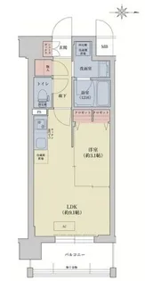 リシュドール梅小路【6階】の間取り