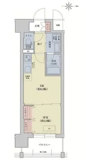 リシュドール梅小路【7階】の間取り