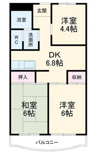 宮前平サン・ヒル【1階】の間取り