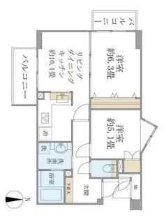 KDXレジデンス杉並方南町【201号室】の間取り