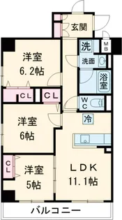 Daiwa Grace Maison 亀有【2階】の間取り