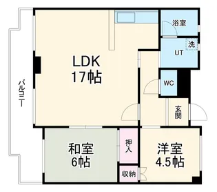 アメニティ21【203号室】の間取り