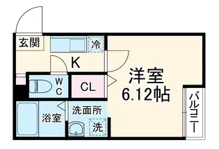 グランドール大和田【2階】の間取り