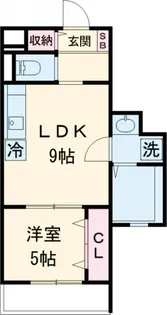 プラティーヌ碑文谷【303号室】の間取り