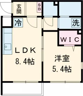 プラティーヌ碑文谷【503号室】の間取り