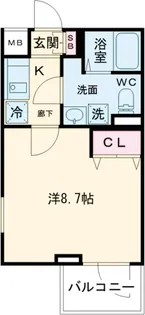 GENOVIA桜上水skygarden【2階】の間取り