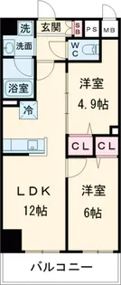 Daiwa Grace Maison 亀有【5階】の間取り