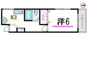 メゾン福原【301号室】の間取り