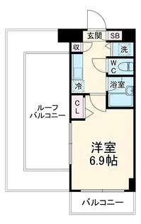 ドゥーエ浦安【4階】の間取り
