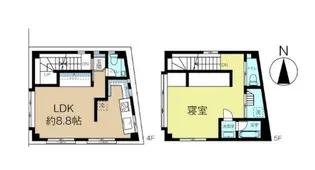 岩崎エステートビル【4-5階号室】の間取り