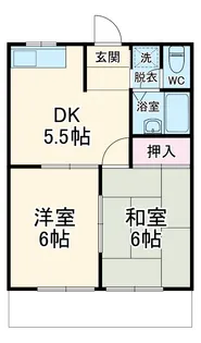 クレセント東栄Ⅱ【2階】の間取り