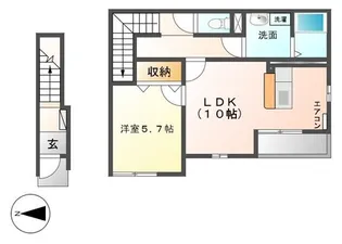 ルミナス メゾン【2階】の間取り
