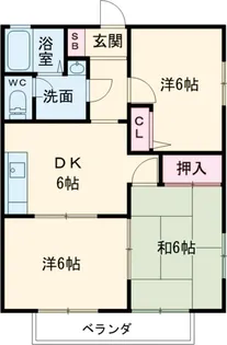 フレグランスニュースワ【201号室】の間取り