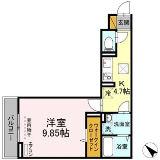 ルミナーレ【1階】の間取り