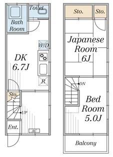 大塚ハイツ【1階】の間取り