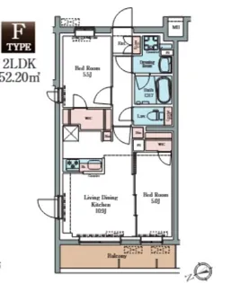 LUMINOUSつつじヶ丘【3階】の間取り