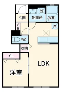 リーブルファイン松戸小金原【1階】の間取り